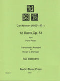 Nielsen, Carl  % Twelve Duets, op. 53 (performance score) - 2BSN