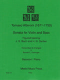 Albinoni, Tomaso % Sonata in c minor - BSN/PN