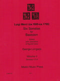 Merci, Luigi % Six Sonatas, op. 3, V2 (4-6) - BSN/PN