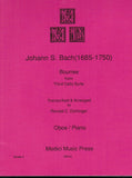 Bach, J.S. % Bourree from "Third Cello Suite" - OB/PN