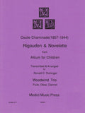 Chaminade, Cecile % Rigaudon & Novelette (score & parts) - FL/OB/CL