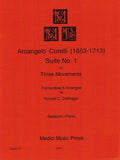 Corelli, Arcangelo % Suite #1 in Three Movements - BSN/PN