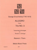 Druschetzky, George  % Allegro from Trio #3 - BSN/PN