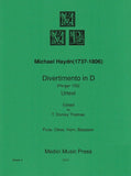 Haydn, Michael % Divertimento in D Major (score & parts) - FL/OB/BSN/HN