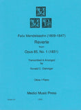 Mendelssohn, Felix % Reverie, op. 85, #1 - OB/PN