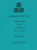 Mozart, Wolfgang Amadeus % Twelve Duets, K.487 (performance score) - OB/BSN