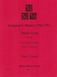 Mozart, Wolfgang Amadeus % Twelve Duets, KV487 (performance score) - OB/CL