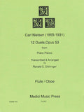 Nielsen, Carl  % Twelve Duets, op. 53 (performance score) - FL/OB