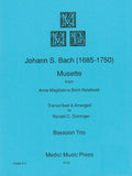 Bach, J.S. % Musette (score & parts - 3BSN
