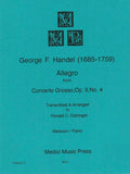 Handel, Georg Friedrich % Allegro Op 3 #4 - BSN/PN