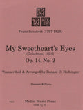 Schubert, Franz % My Sweetheart's Eyes Op 14 - BSN/PN