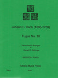 Bach, J.S. % Fugue #10 from "12 Preludes & Fugues" - BSN/PN