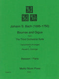Bach, J.S. % Bouree & Gigue from "Third Orchestral Suite" - BSN/PN