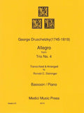 Druschetzky, Georg  % Allegro from "Trio #4"-BSN/PN
