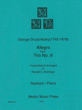 Druschetzky, Georg  % Allegro from "Trio #9"-BSN/PN