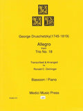 Druschetzky, Georg  % Allegro from "Trio #18"-BSN/PN
