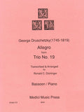 Druschetzky, Georg  % Allegro from "Trio #19"-BSN/PN