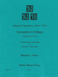 Telemann, Georg Philipp % Concerto in D Major - BSN/PN