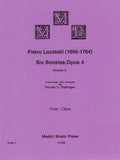 Locatelli, Pietro % Six Sonatas Op 4 V2 (4-6) (performance score) - FL/OB