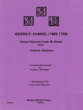 Handel, Georg Friedrich % Sacred Raptures Cheer My Breast (score & parts) -  FL/OB/BSN