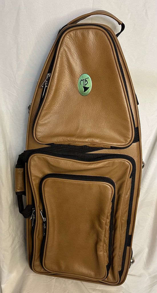 Bonna % Bassoon Case, leather, tan