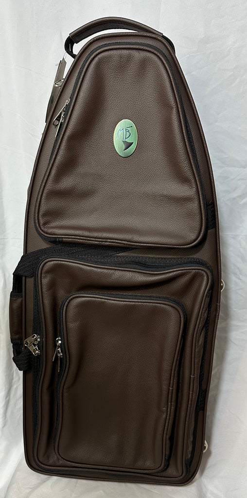 Bonna % Bassoon Case, leather, brown