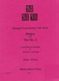 Druschetzky, Georg  % Allegro from "Trio #3"-OB/PN