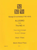 Druschetzky, Georg  % Allegro from 'Trio #4" - OB/PN