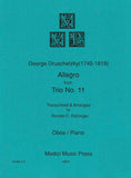 Druschetzky, Georg  % Allegro from "Trio #11"-OB/PN