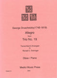 Druschetzky, Georg  % Allegro from "Trio #19"-OB/PN