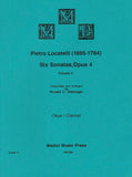 Locatelli, Pietro % Six Sonatas Op 4 V2 (406) (performance score) - OB/CL