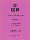 Bach, J.S. % Canzona in D Major (score & parts) - WW5