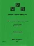 Bach, J.S. % Fugue from "Fantasie & Fugue in a minor" BWV 561 (score & parts) - WW5