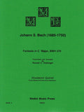 Bach, J.S. % Fantasie in C Major BWV 570 (score & parts) - WW5