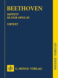 Beethoven, Ludwig van % Septet in Eb Major, op. 20 (study score) - CL/BSN/HN/VLN/VLA/CEL/KB