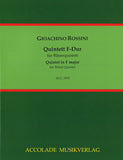 Rossini, Gioachino % Quintet in F (score & parts) - WW5