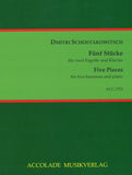 Shostakovich, Dmitri % Five Pieces (score & parts) - 2BSN/PN