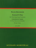 Krommer, Franz % Concerto in F Major (score) - FL/BSN/ORCH