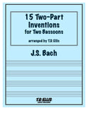 Bach, J.S. % Fifteen Two-Part Inventions (performance score) - 2BSN