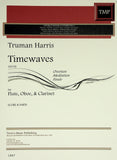 Harris, Truman % Timewaves (score & parts) - FL/OB/CL