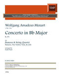 Mozart, Wolfgang Amadeus % Concerto in Bb Major K191 (score & parts) - BSN/STG4
