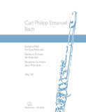 Bach, C.P.E. % Sonata in a minor WQ132 - SOLO OB (FL)