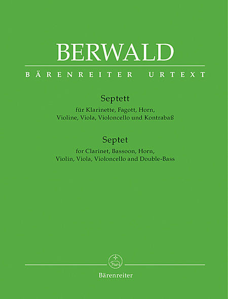 Berwald, Franz % Septet (parts only) - CL/BSN/HN/VLN/VLA/CEL/KB
