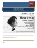 Mahler, Gustav % Three Songs from "Des Knaben Wunderhorn" (score & parts) - REED5