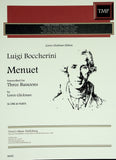 Boccherini, Luigi % Menuet (Glickman) (score & parts)-3BSN