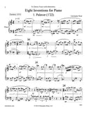 Weait, Christopher % Eight Inventions for piano solo - PN