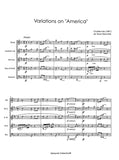 Ives, Charles % Variations on "America" (Reynolds)(score/parts) - REED5