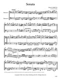 Corrette, Michel % Sonata (performance scores) - 2BSN