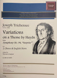 Triebensee, Joseph % Variations on a Theme by Haydn - 2OB/EH