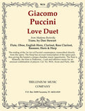 Puccini, Giacomo % Love Duet from "Madame Butterfly" (score & parts) - WW5+EH/BCL/HARP